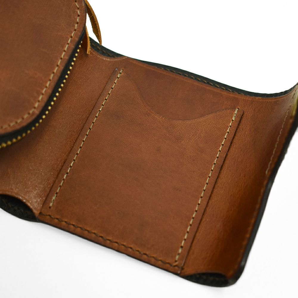 デラックスウエア (DELUXEWARE) THREEFOLD WALLET 二つ折り財布 レザーウォレット DLW-005