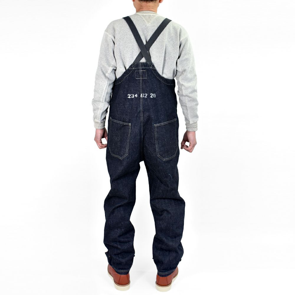 コリンボ (COLIMBO) OLD MIDSHIPMEN'S BIB OVERRALL =CUSTOM= -NAMELESS NAVAL PERSONNEL- オールドシップメンズビブオーバーオール デニムオーバーオール つなぎ ZZ-0221