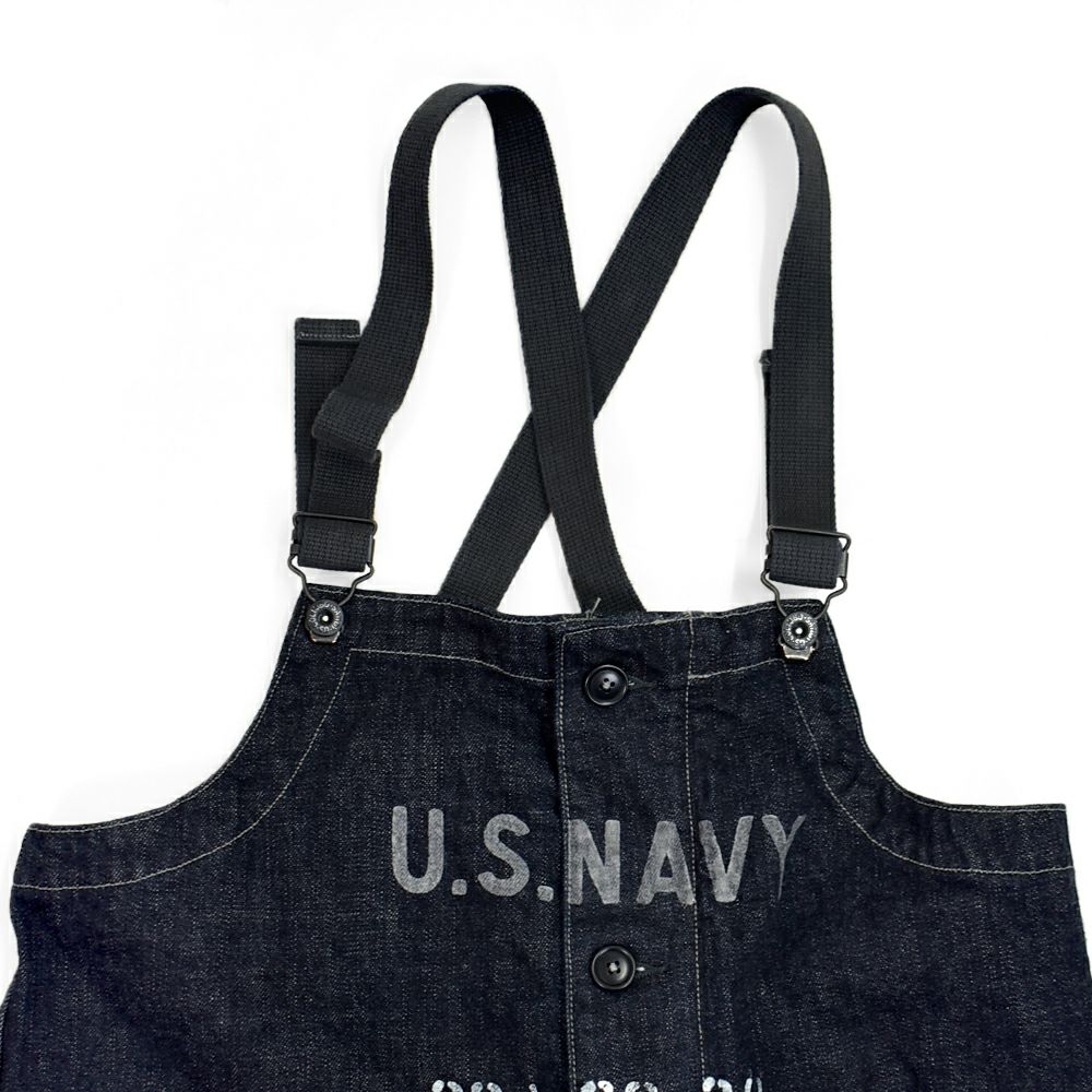コリンボ (COLIMBO) OLD MIDSHIPMEN'S BIB OVERRALL =CUSTOM= -NAMELESS NAVAL PERSONNEL- オールドシップメンズビブオーバーオール デニムオーバーオール つなぎ ZZ-0221