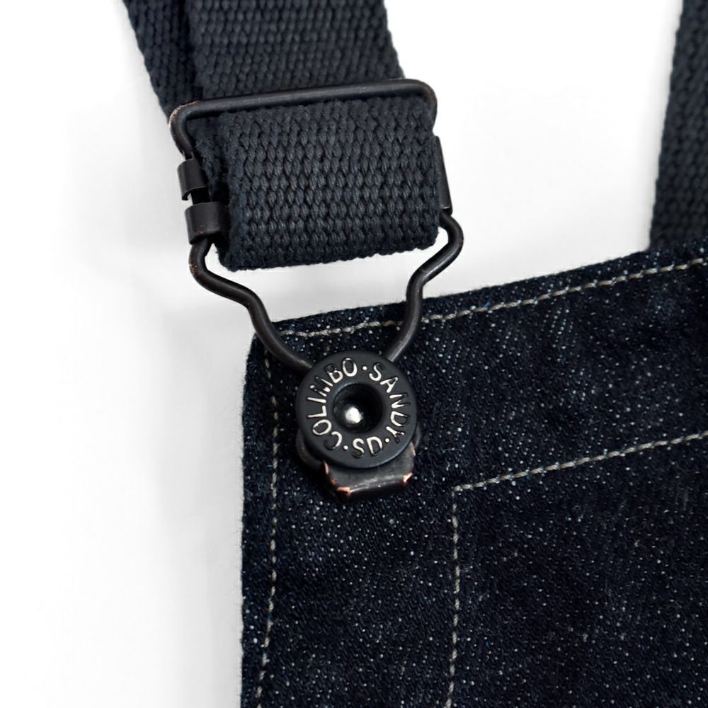 コリンボ (COLIMBO) OLD MIDSHIPMEN'S BIB OVERRALL =CUSTOM= -NAMELESS NAVAL PERSONNEL- オールドシップメンズビブオーバーオール デニムオーバーオール つなぎ ZZ-0221