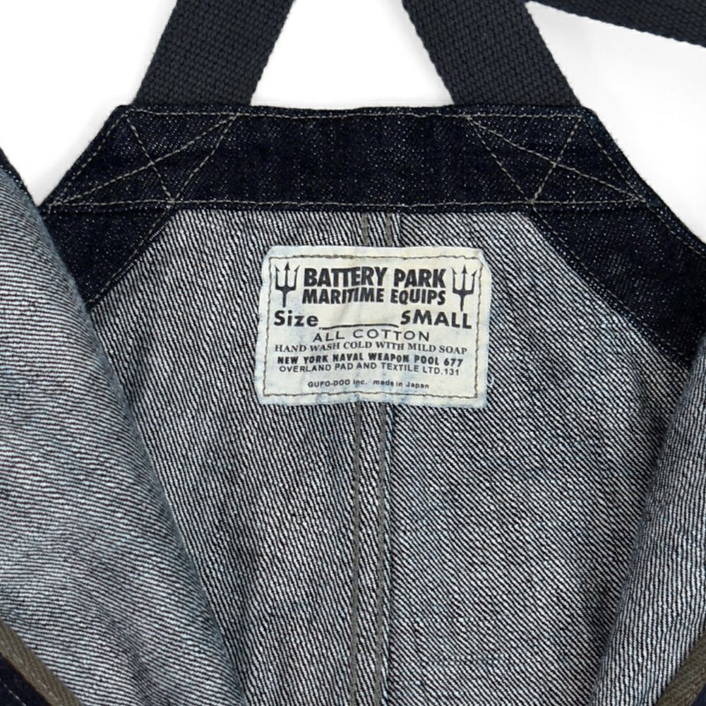 コリンボ (COLIMBO) OLD MIDSHIPMEN'S BIB OVERRALL =CUSTOM= -NAMELESS NAVAL PERSONNEL- オールドシップメンズビブオーバーオール デニムオーバーオール つなぎ ZZ-0221