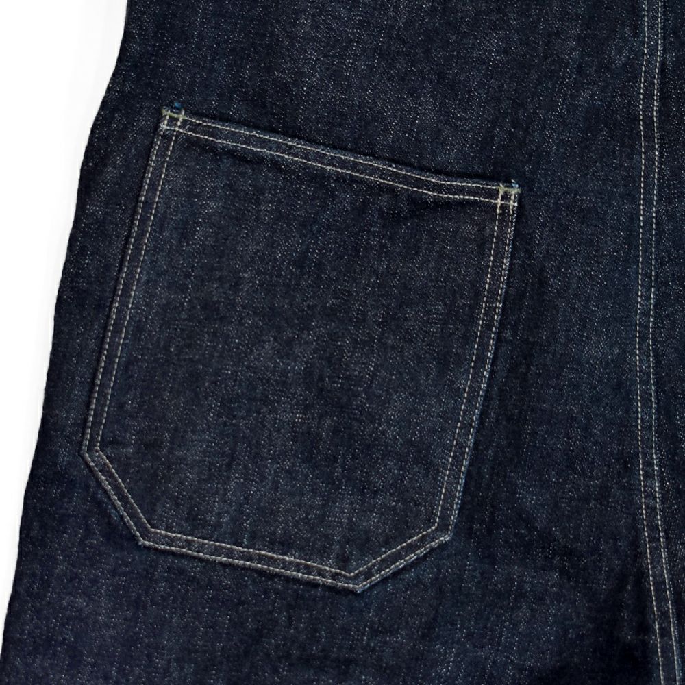 コリンボ (COLIMBO) OLD MIDSHIPMEN'S BIB OVERRALL =CUSTOM= -NAMELESS NAVAL PERSONNEL- オールドシップメンズビブオーバーオール デニムオーバーオール つなぎ ZZ-0221