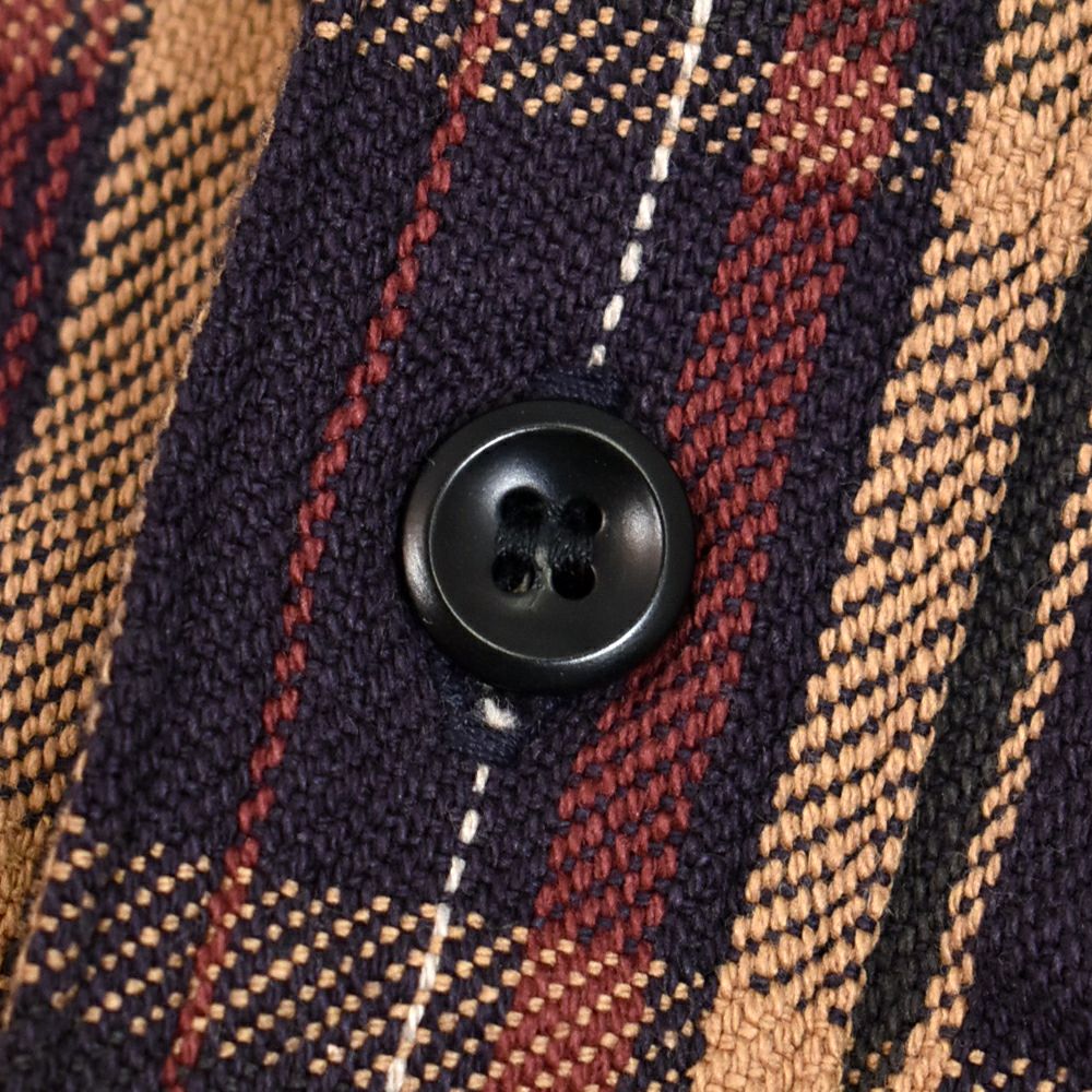 デラックスウエア (DELUXEWARE) JAPAN ANTIQUE COLOR 長袖チェックヘビーネルシャツ HV-55