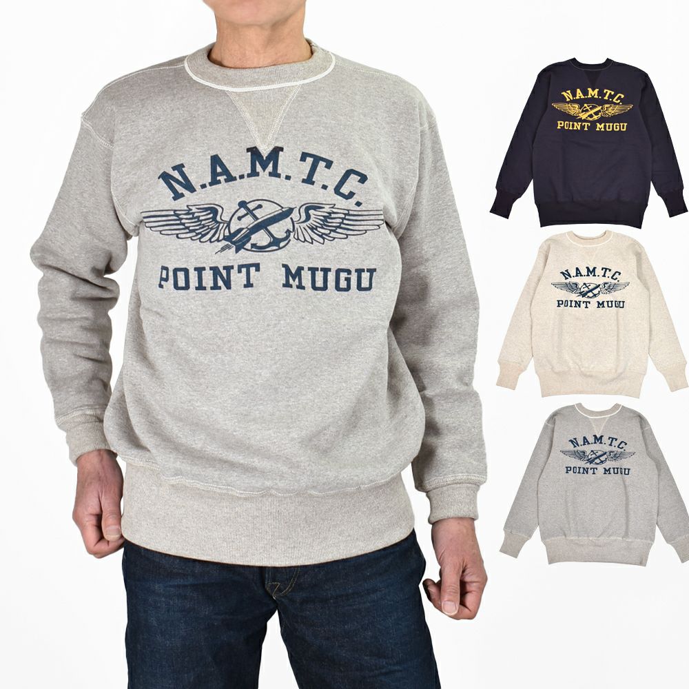 ウエアハウス (WAREHOUSE) Lot 403 N.A.M.T.C 長袖プリントトレーナー スウェットシャツ 403