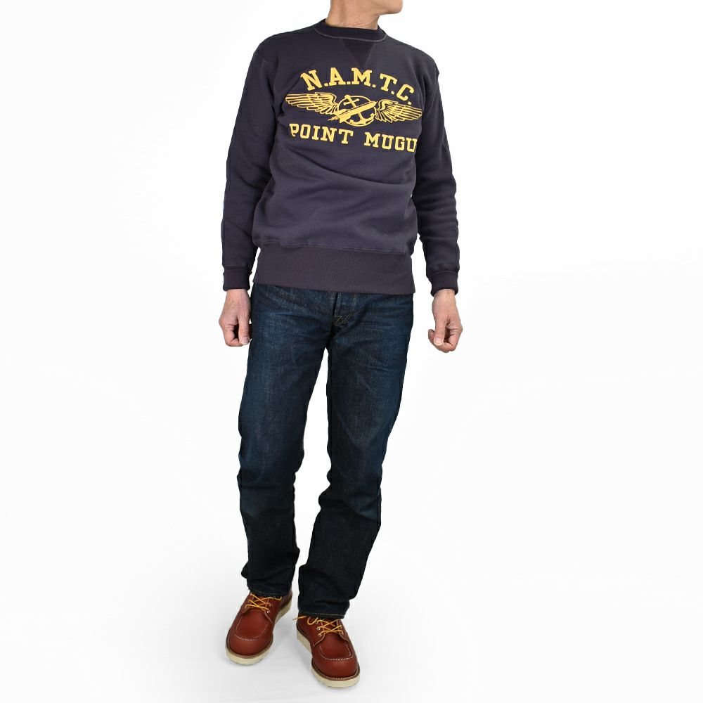 ウエアハウス (WAREHOUSE) Lot 403 N.A.M.T.C 長袖プリントトレーナー スウェットシャツ 403