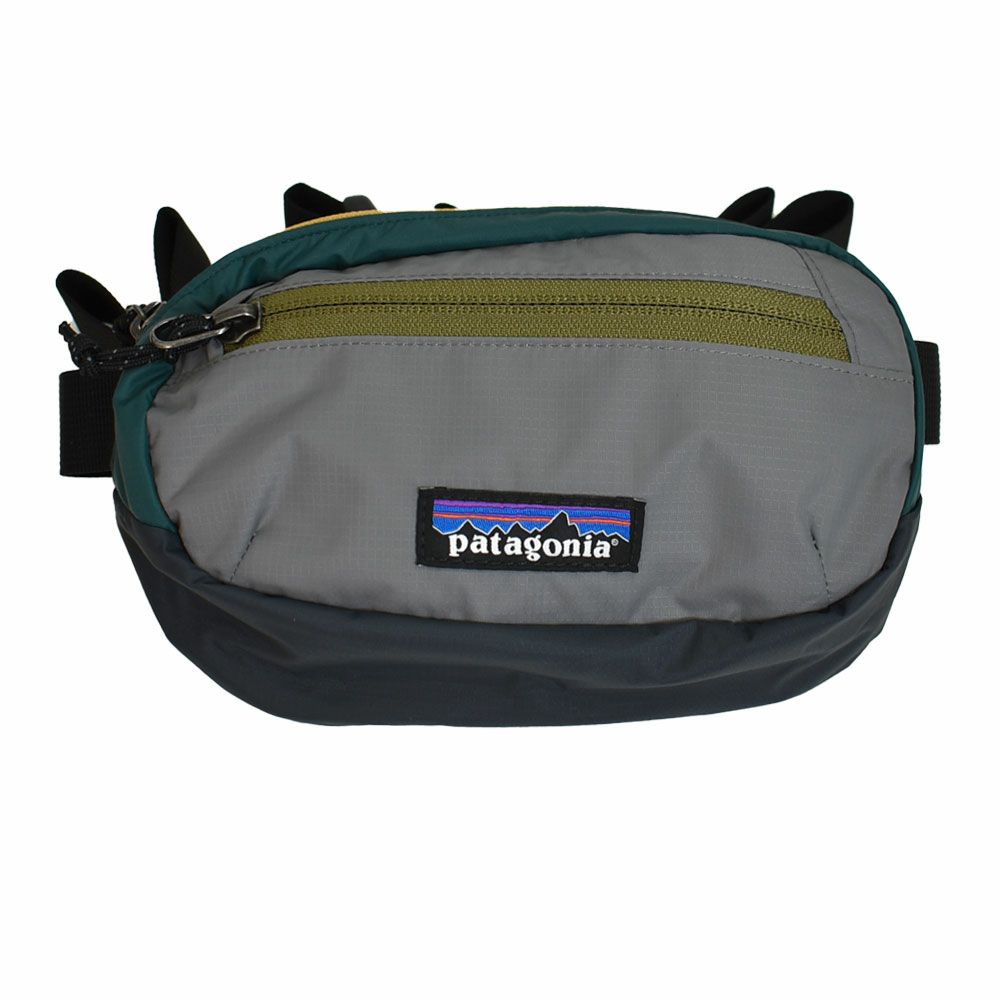 パタゴニア (PATAGONIA) テラヴィア ミニ ヒップ パック 1L Terravia Mini Hip Pack ヒップバッグ ウエストバッグ ショルダーバッグ 49448 PWNO(Patchwork: Noble Grey)