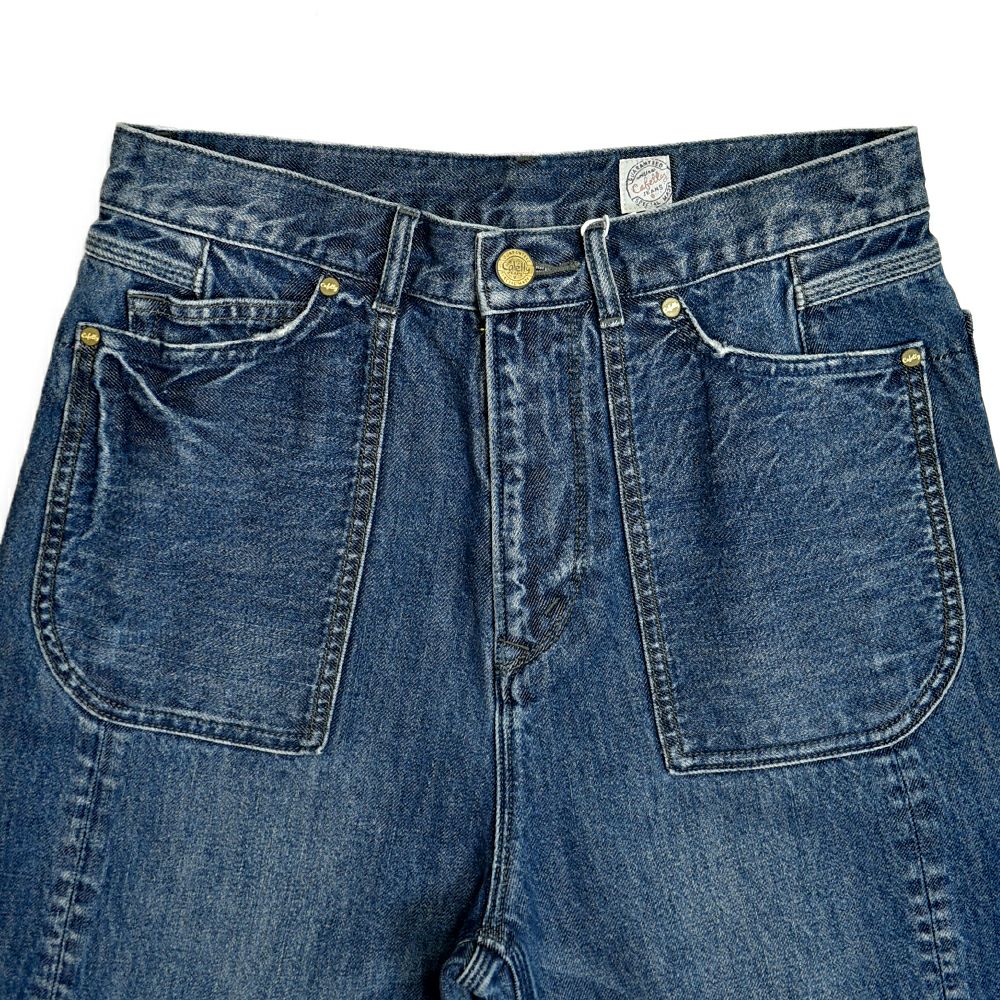 カフェッティ (Cafetty) 腰ばきルーズパンツ デニムパンツ ジーンズ こしばき CF-0573