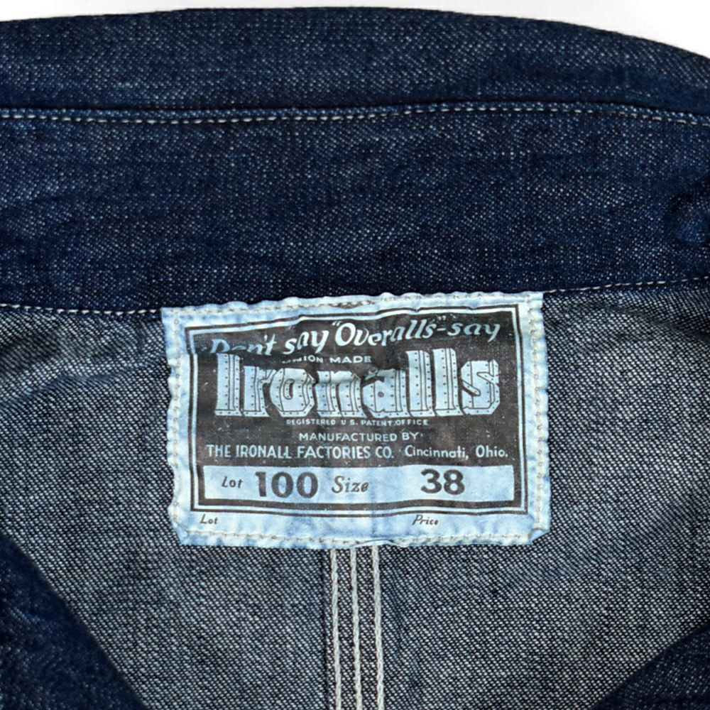 フリーホイーラーズ (FREEWHEELERS) -Lot 100 DENIM JAKET- 1920-1930s STYLE WORK CLOTHING Original 10oz Indigo Denim デニムジャケット アウター 2511001