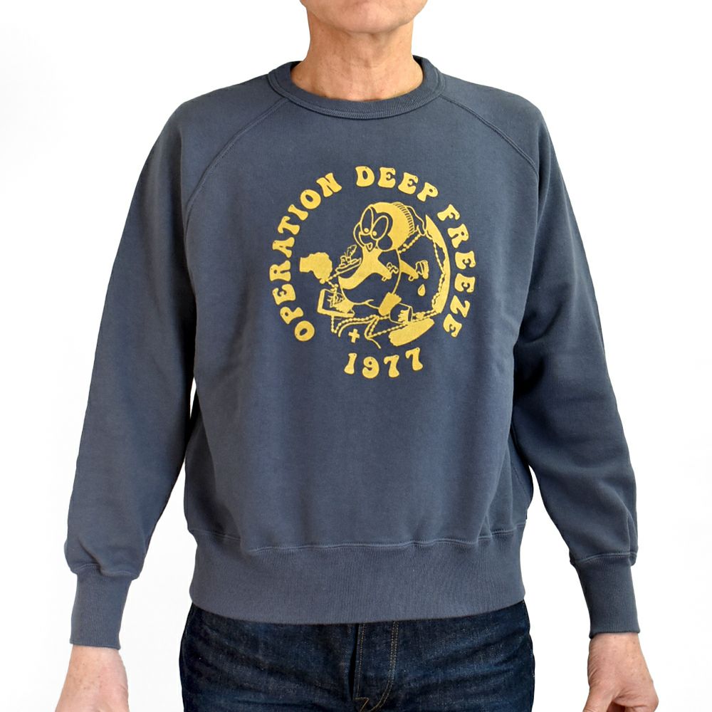 コリンボ (COLIMBO) LAGERGELD SWEAT RAGLAN SWEAT -O.D.F. 1977- ラガーフェルドラグランスウェット 長袖プリントスウェットシャツ ラグランスリーブスウェットシャツ ZA-0404