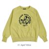 コリンボ (COLIMBO) LAGERGELD SWEAT RAGLAN SWEAT -O.D.F. 1977- ラガーフェルドラグランスウェット 長袖プリントスウェットシャツ ラグランスリーブスウェットシャツ ZA-0404 01.Aged Yellow