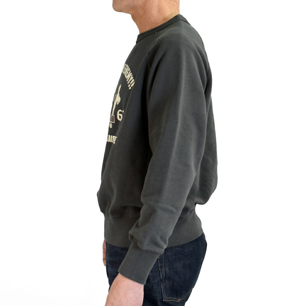 コリンボ (COLIMBO) LAGERGELD SWEAT RAGLAN SWEAT -EB-66 =BLINDIN' THE ENEMY=- ラガーフェルドラグランスウェット 長袖プリントスウェットシャツ ラグランスリーブスウェットシャツ ZA-0405