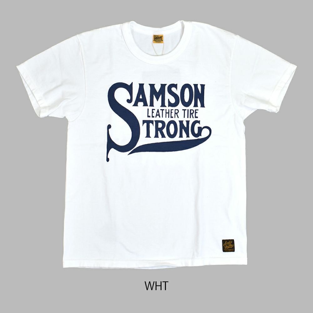 デラックスウエア (DELUXEWARE) SAMSON 半袖プリントTシャツ SDTS-2501 WHITE