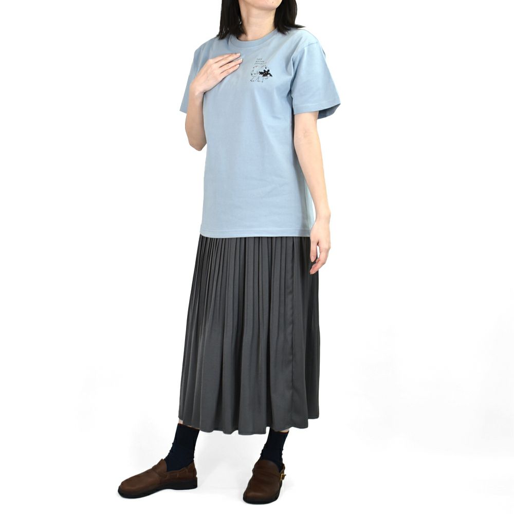 マーブルシュッド (marble SUD) raicho point S/S TEE 半袖Tシャツ プリントTシャツ エビスミナミちゃん×ライチョウ ライチョウ保護スクラムプロジェクト 長野県 01FS003117