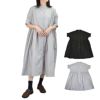 ケレン(KELEN) -MIIA- WIDE DESIGN DRESS 5分袖シャツワンピース LKL25HOP2055