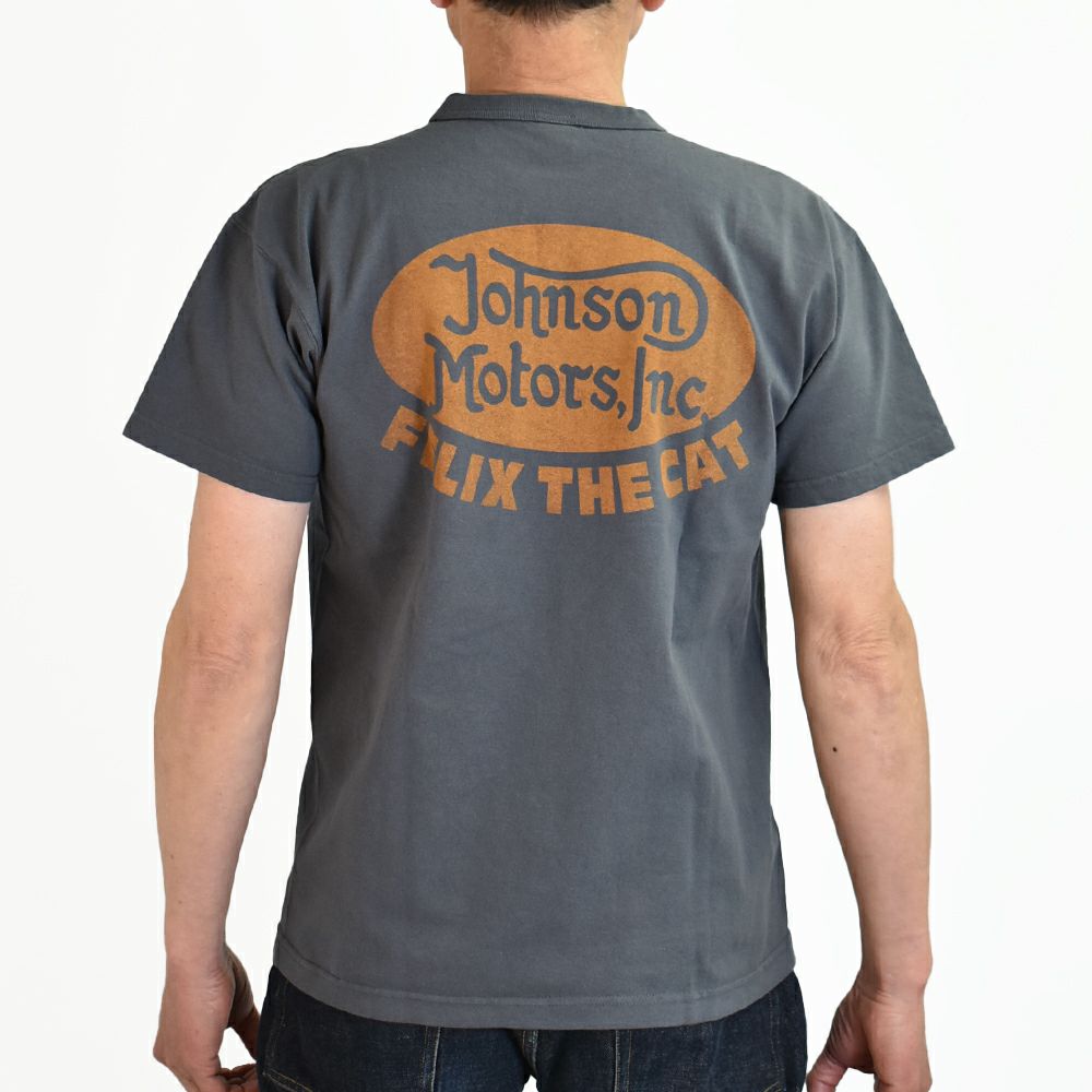 トイズマッコイ (TOYS McCOY) FELIX THE CAT TEE -JOHNSON MOTORS- 半袖プリントTシャツ FELIX THE CAT ポルシェ550スパイダー TMC2502
