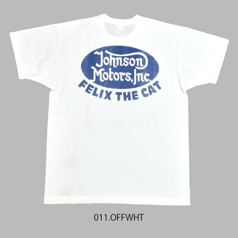 トイズマッコイ (TOYS McCOY) FELIX THE CAT TEE -JOHNSON MOTORS- 半袖プリントTシャツ FELIX THE CAT ポルシェ550スパイダー TMC2502