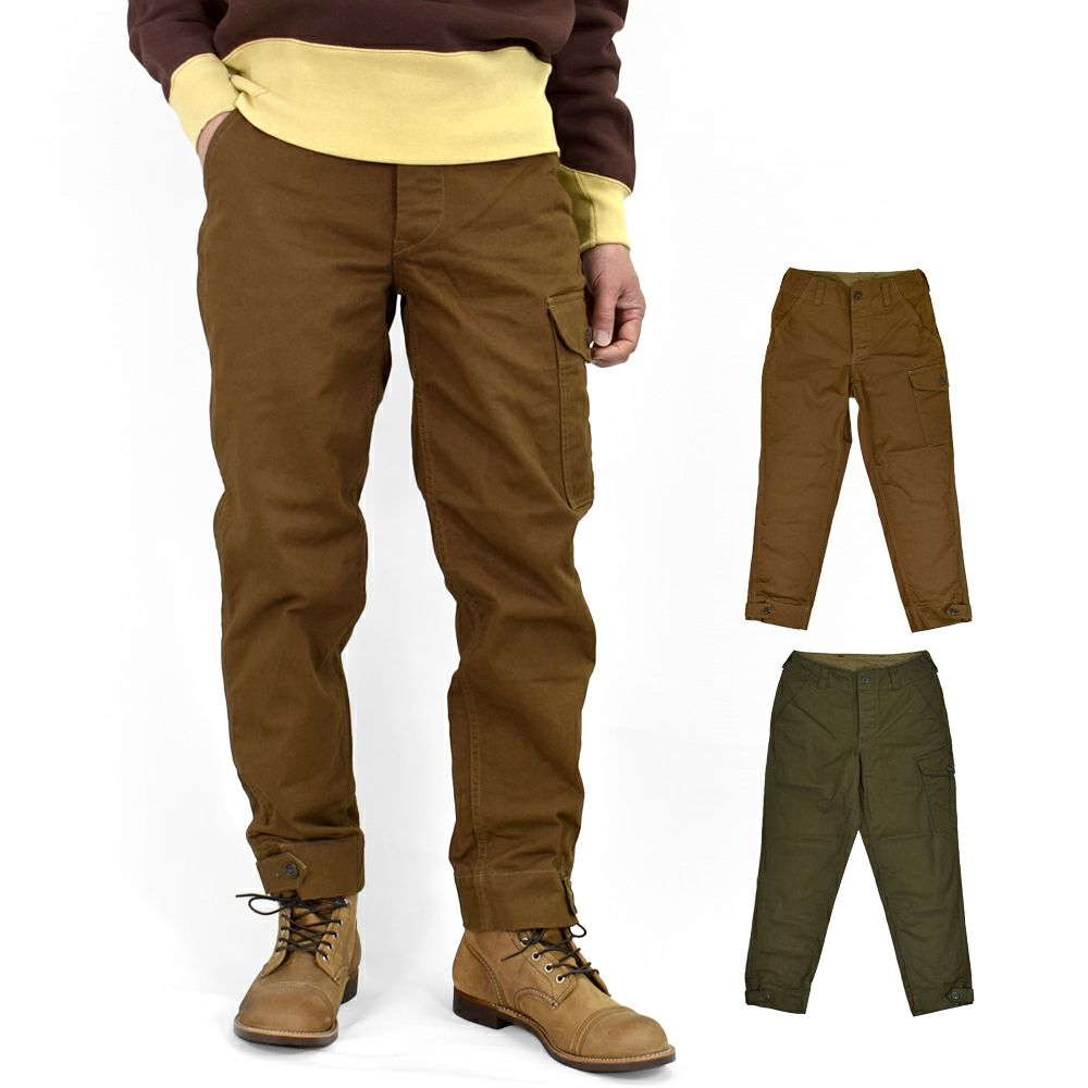 フリーホイーラーズ (FREEWHEELERS) -AVIATORS' TROUSERS- 1930s CIVILIAN MILITARY STYLE CLOTHING コットンパンツ チノパン トラウザーズパンツ ミリタリースタイル 2432006