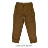 フリーホイーラーズ (FREEWHEELERS) -AVIATORS' TROUSERS- 1930s CIVILIAN MILITARY STYLE CLOTHING コットンパンツ チノパン トラウザーズパンツ ミリタリースタイル 2432006 DARK SEPIA BROWN