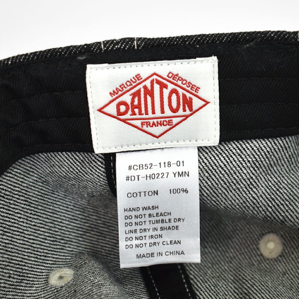 ダントン (DANTON) 6PANEL CAP デニムキャップ 帽子 DT-H0227YMN