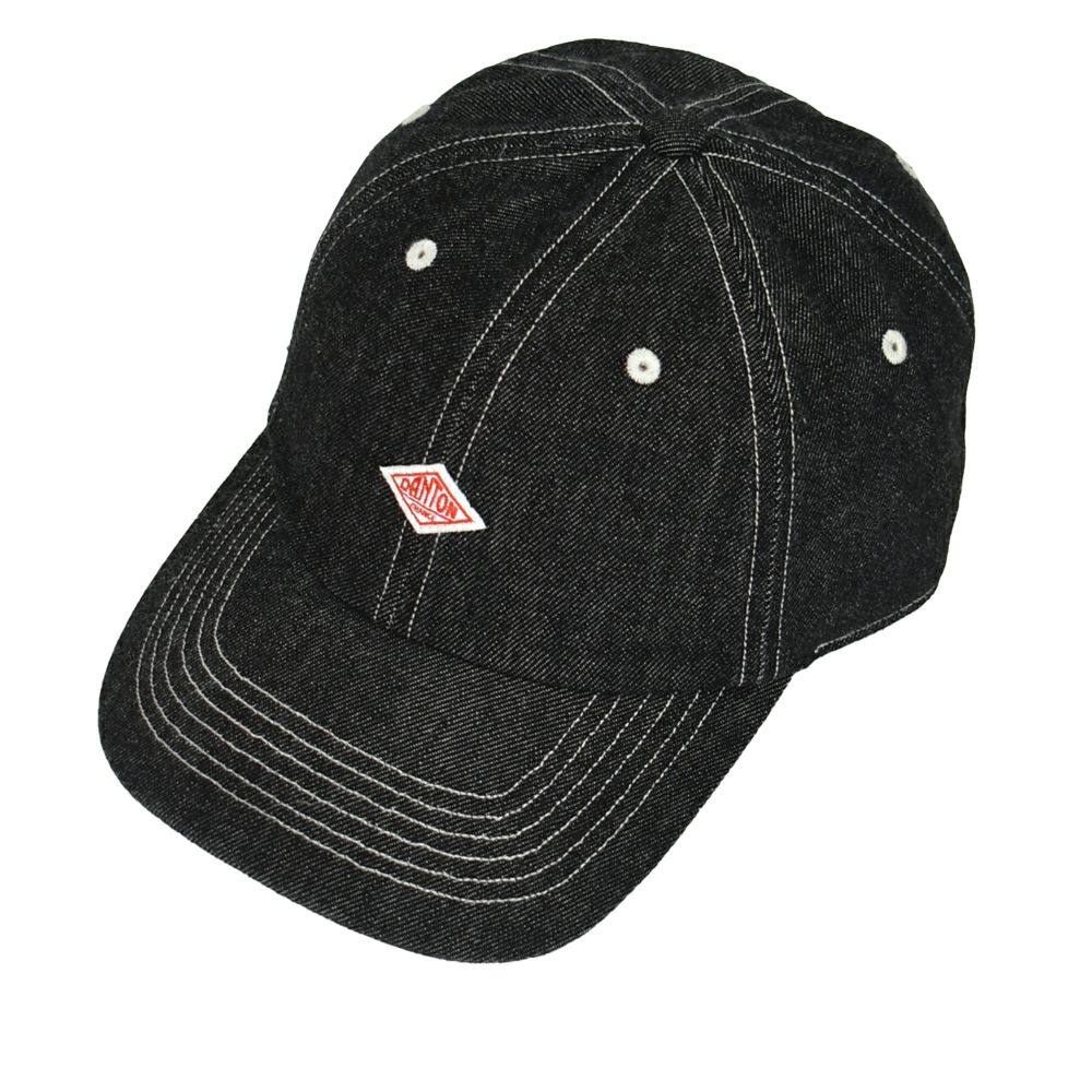 ダントン (DANTON) 6PANEL CAP デニムキャップ 帽子 DT-H0227YMN BLACK DENIM