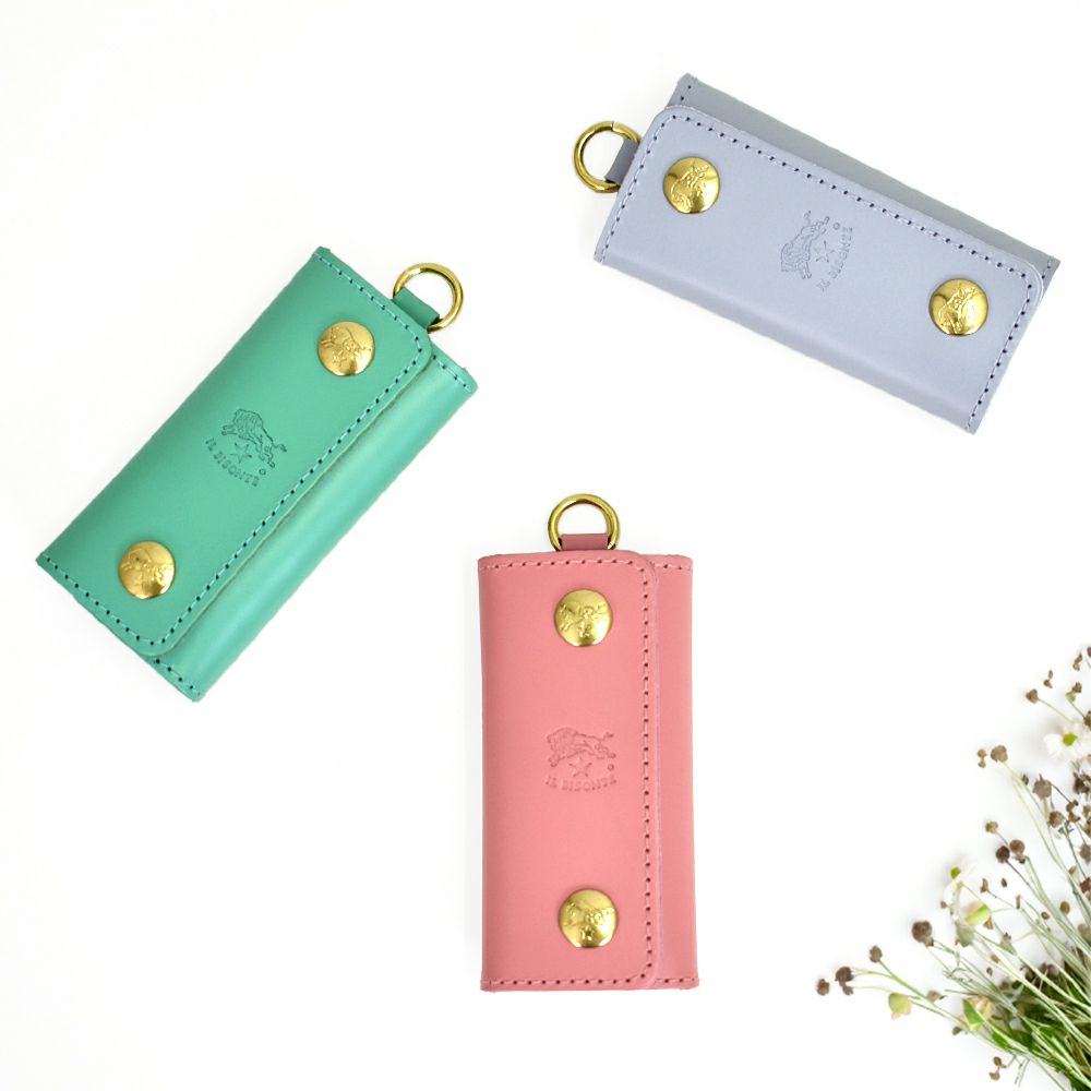 イルビゾンテ (IL BISONTE) キーケース 限定カラー リング付きレザーキーケース 54252305851 54252-3-05851