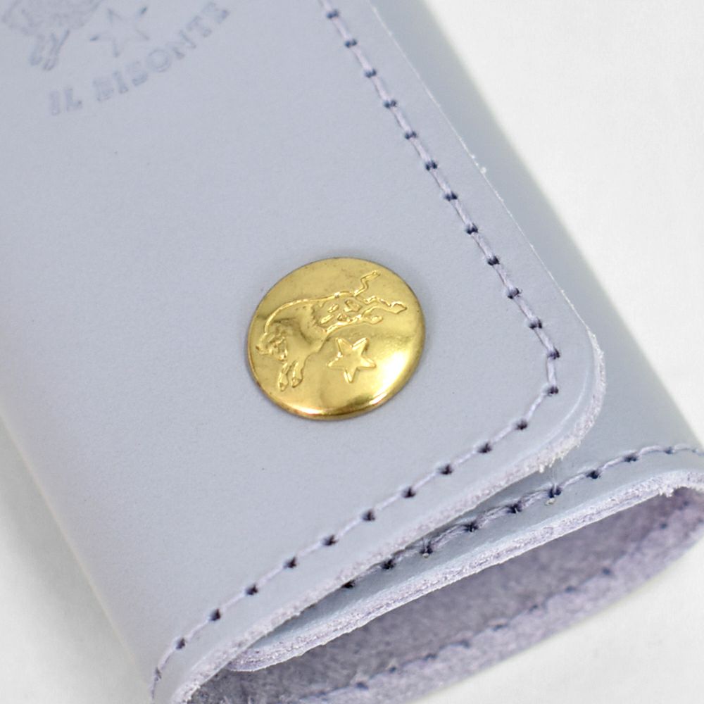 イルビゾンテ (IL BISONTE) キーケース 限定カラー リング付きレザーキーケース 54252305851 54252-3-05851