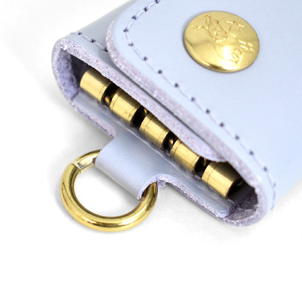 イルビゾンテ (IL BISONTE) キーケース 限定カラー リング付きレザーキーケース 54252305851 54252-3-05851