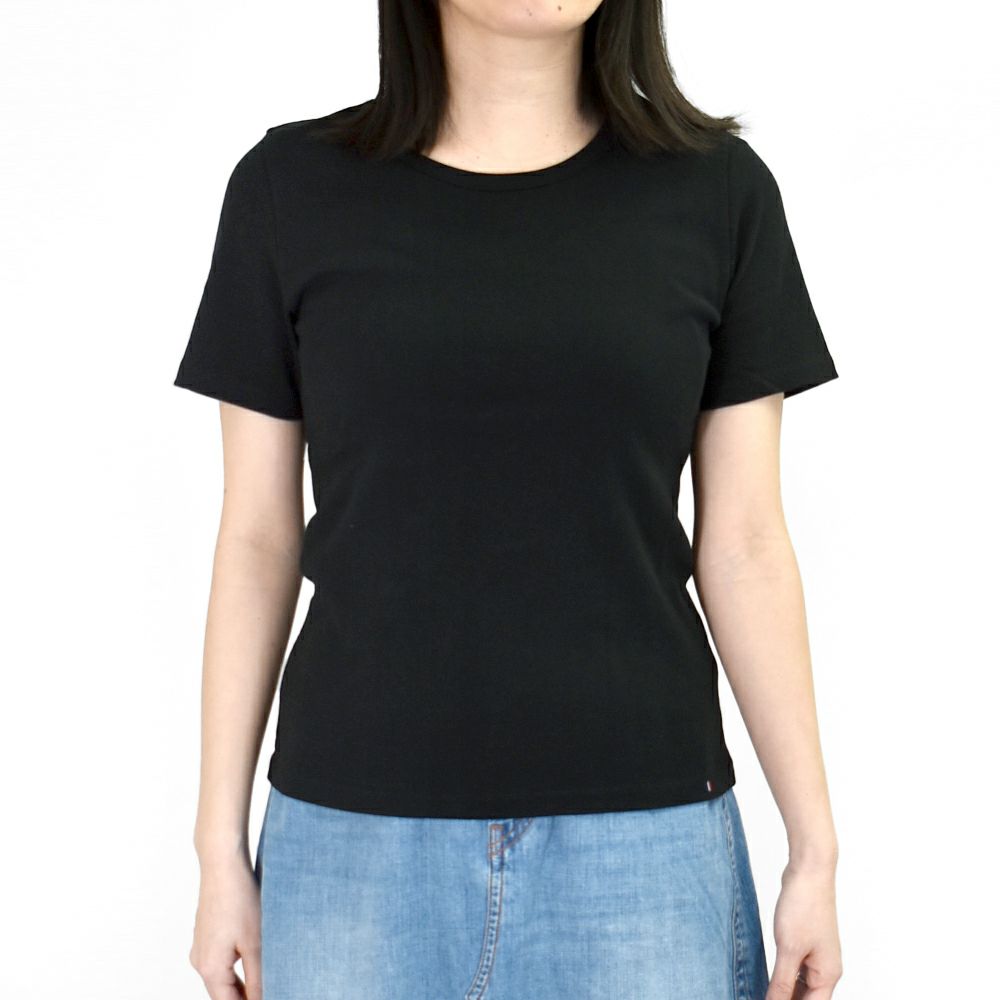 ポンデシャロン (PONT DE CHALONS) トロワ半袖PO 半袖コットンTシャツ ワンポイント刺繍 日本製 22413222