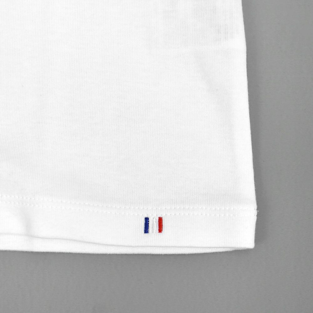 ポンデシャロン (PONT DE CHALONS) トロワ半袖PO 半袖コットンTシャツ ワンポイント刺繍 日本製 22413222