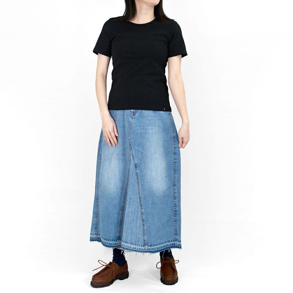 ポンデシャロン (PONT DE CHALONS) トロワ半袖PO 半袖コットンTシャツ ワンポイント刺繍 日本製 22413222