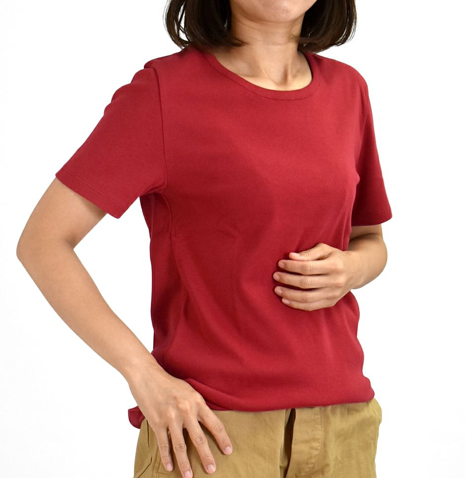 ポンデシャロン (PONT DE CHALONS) トロワ半袖PO 半袖コットンTシャツ ワンポイント刺繍 日本製 22413222