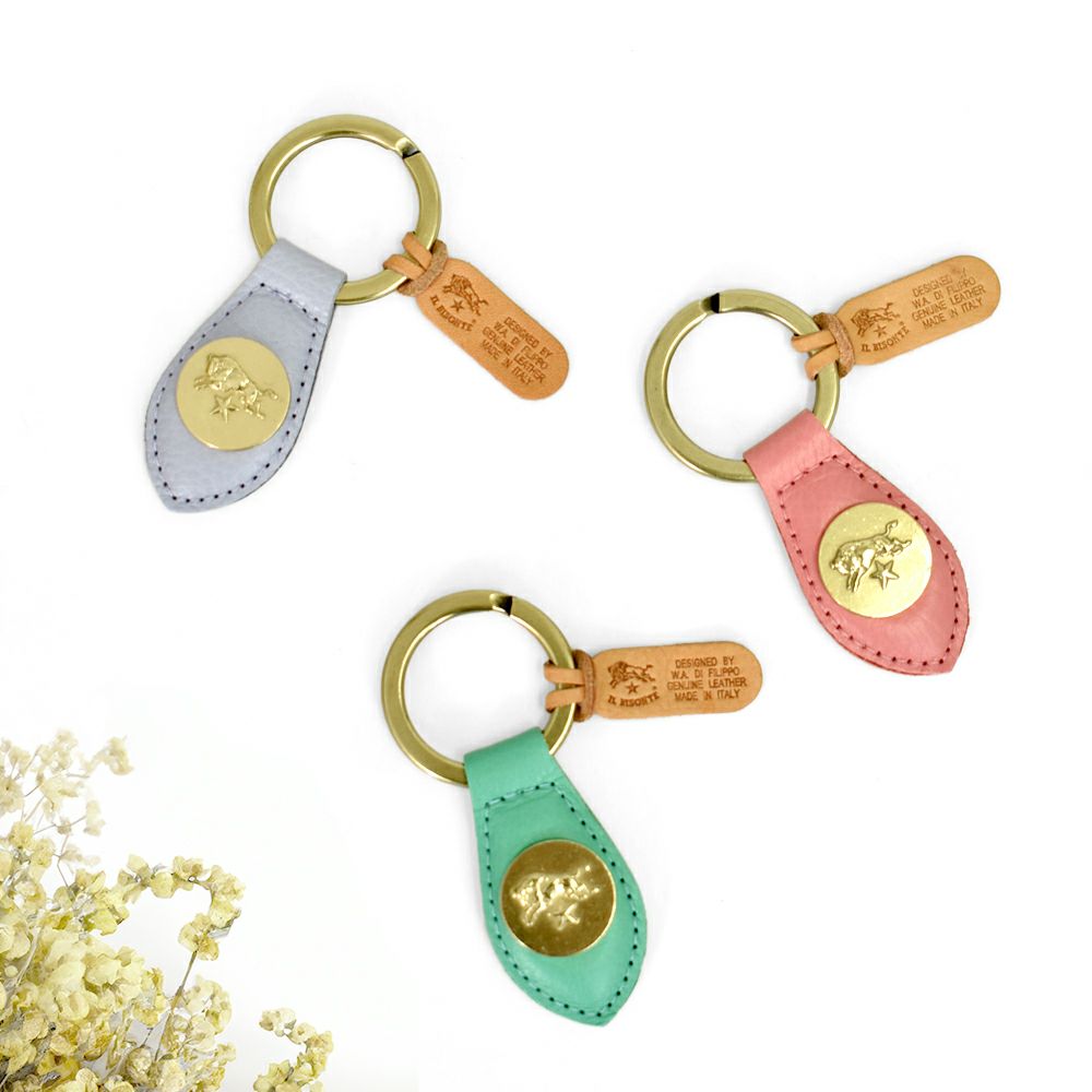 イルビゾンテ (IL BISONTE) キーリング 限定カラー レザーキーホルダー 54252-3-05350 54252305350