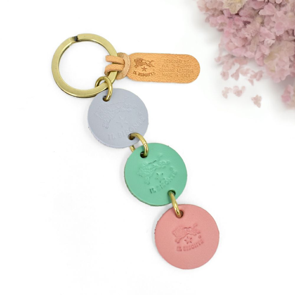 イルビゾンテ (IL BISONTE) キーリング レザーキーホルダー 54252-3-05550 54252305550