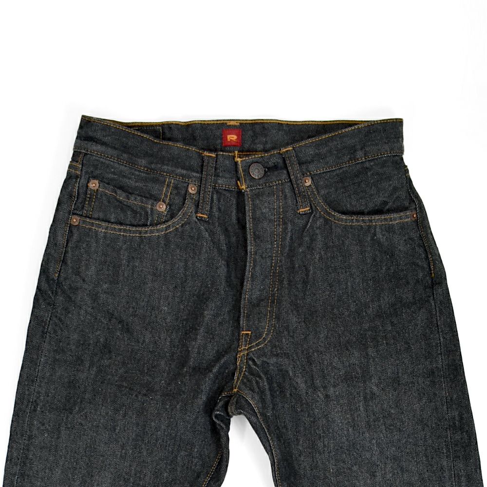 リゾルト (RESOLUTE) GB710 15thブラックモデル ブラックジーンズ ワンウォッシュ スリムストレート デニムパンツ 15周年