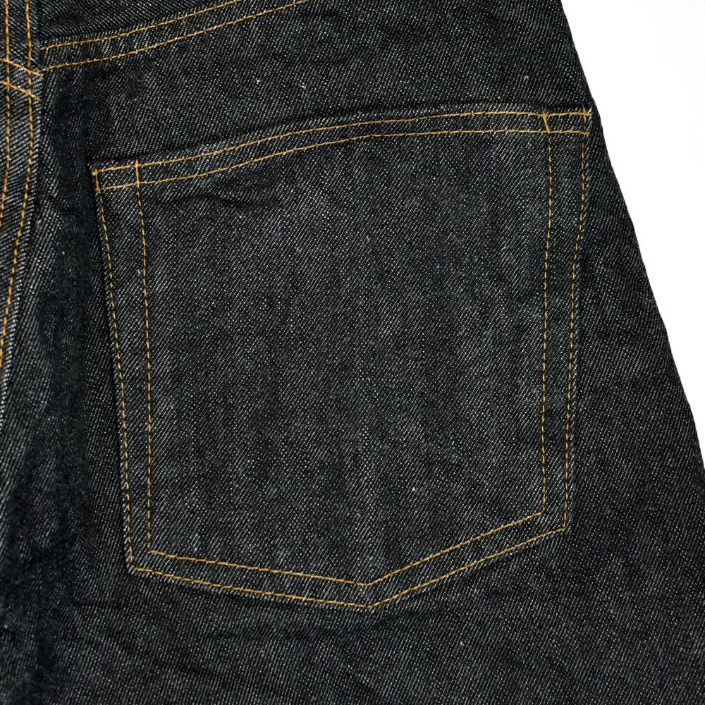 リゾルト (RESOLUTE) GB710 15thブラックモデル ブラックジーンズ ワンウォッシュ スリムストレート デニムパンツ 15周年