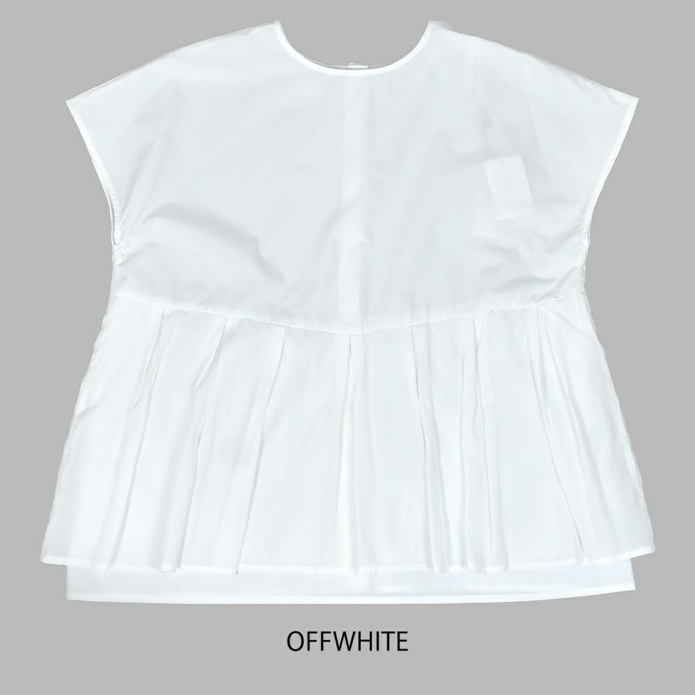 ケレン(KELEN) -UTA- 2WAY TUCK DESIGN TOPS 半袖シャツ ブラウス LKL25HBL2208 OFFWHITE