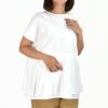 ケレン(KELEN) -UTA- 2WAY TUCK DESIGN TOPS 半袖シャツ ブラウス LKL25HBL2208