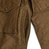 フリーホイーラーズ (FREEWHEELERS) -S-8 AVIATORS' JACKET- 1930~1940s MILITARY IMAGE SUMMER FLYING JACKET Original High Density Jungle Cloth SEPIA BROWN ミリタリージャケット ライトアウター コート 2521006