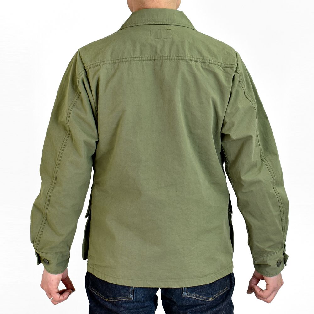 Pierantonio Gaspari　フリンジ　モスグリーン　ジャケット コリンボ (COLIMBO) SOUTHERNMOST BUSH JKT. AMEND #3 -PLANE