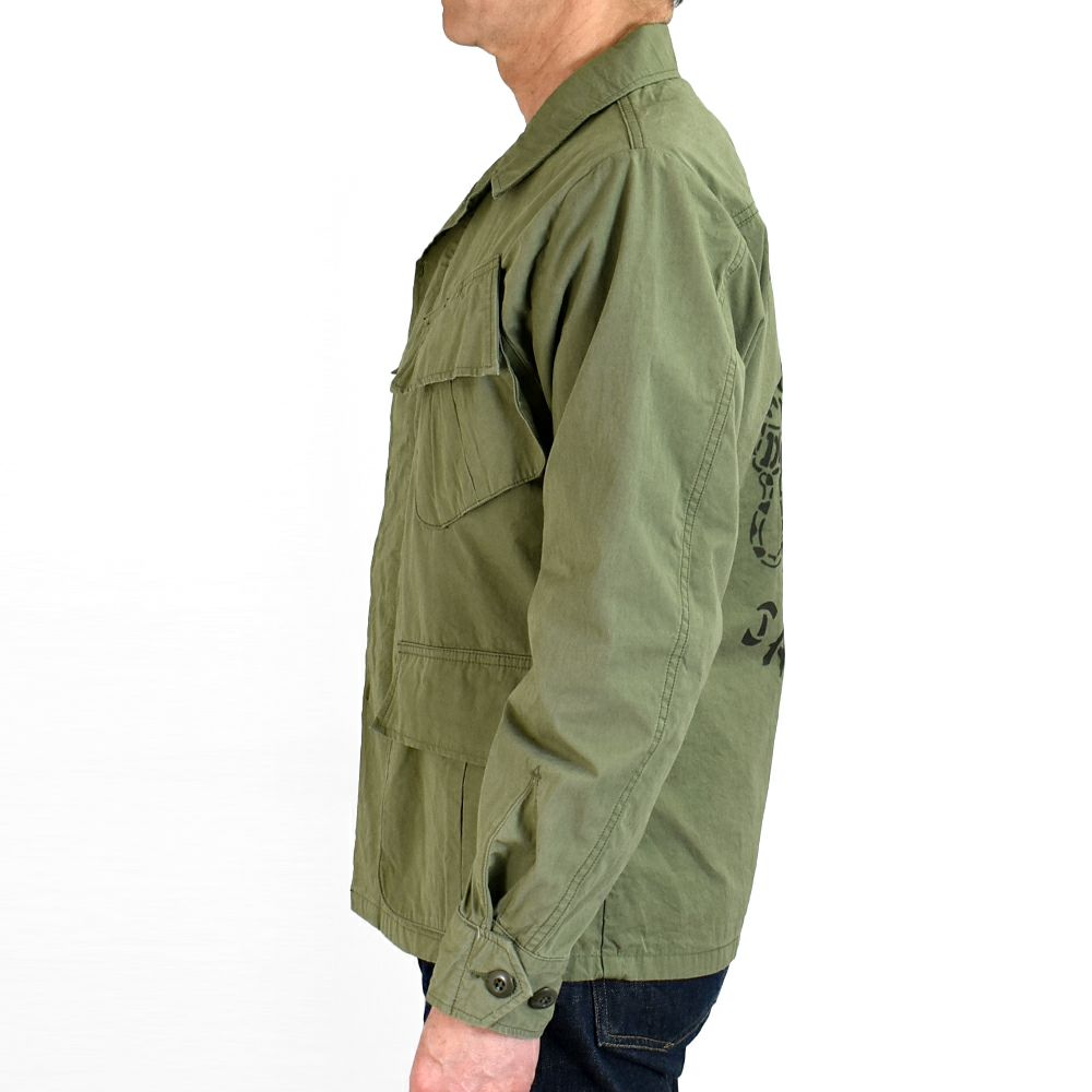 コリンボ (COLIMBO) SOUTHERNMOST BUSH JKT. AMEND #3 -CUSTOM- -BE A TIGER SAIGON- サザンモストブッシュジャケット3rd ミリタリーシャツジャケット カスタムファティーグジャケット ZA-0105