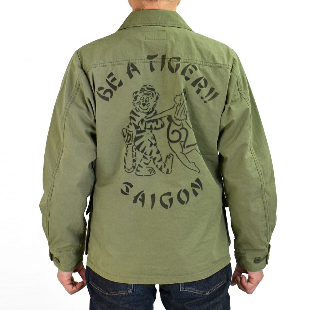 コリンボ (COLIMBO) SOUTHERNMOST BUSH JKT. AMEND #3 -CUSTOM- -BE A TIGER SAIGON- サザンモストブッシュジャケット3rd ミリタリーシャツジャケット カスタムファティーグジャケット ZA-0105