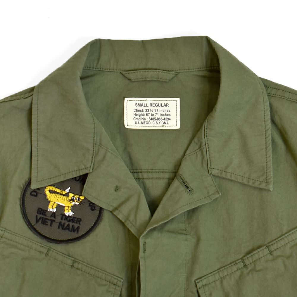 コリンボ (COLIMBO) SOUTHERNMOST BUSH JKT. AMEND #3 -CUSTOM- -BE A TIGER SAIGON- サザンモストブッシュジャケット3rd ミリタリーシャツジャケット カスタムファティーグジャケット ZA-0105