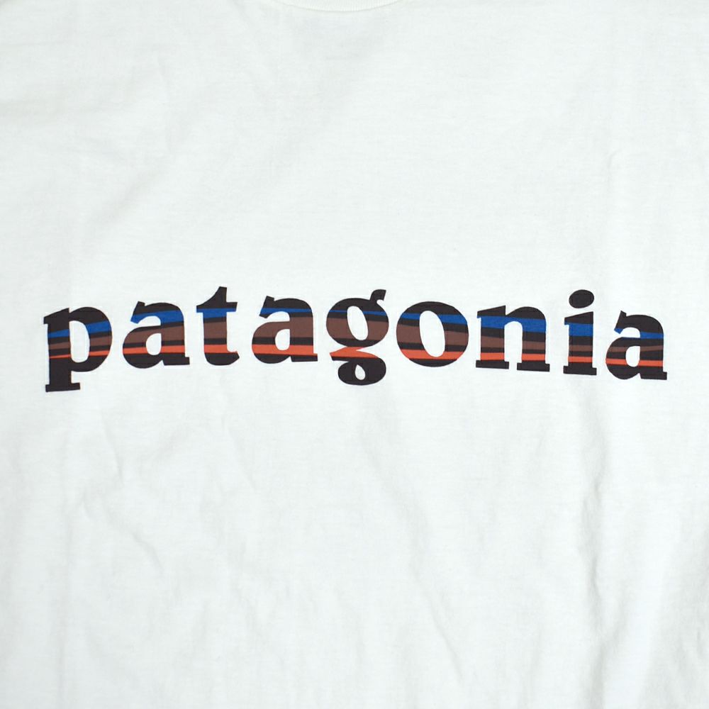パタゴニア (PATAGONIA) メンズ '73 テキスト ロゴ オーガニック Tシャツ Men's '73 Text Logo Organic T-Shirt 半袖プリントTシャツ 37776