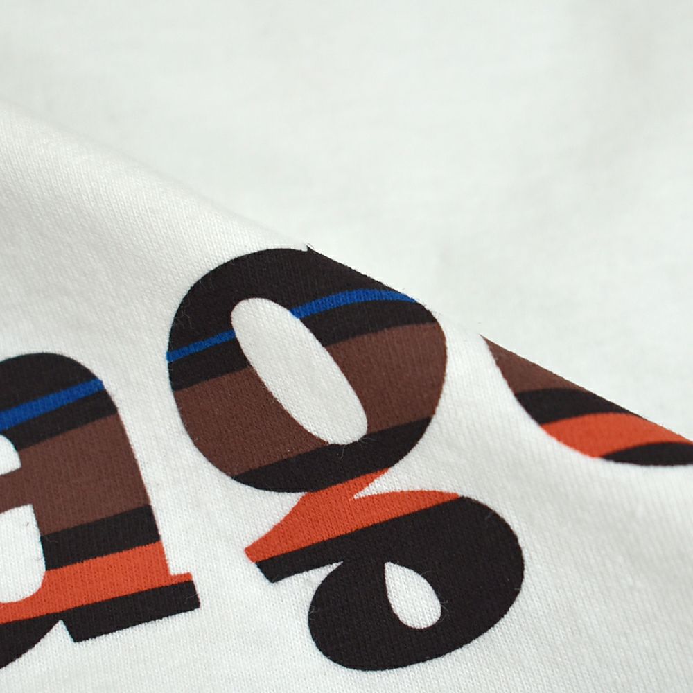 パタゴニア (PATAGONIA) メンズ '73 テキスト ロゴ オーガニック Tシャツ Men's '73 Text Logo Organic T-Shirt 半袖プリントTシャツ 37776