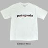パタゴニア (PATAGONIA) メンズ '73 テキスト ロゴ オーガニック Tシャツ Men's '73 Text Logo Organic T-Shirt 半袖プリントTシャツ 37776 BCW(Birch White)