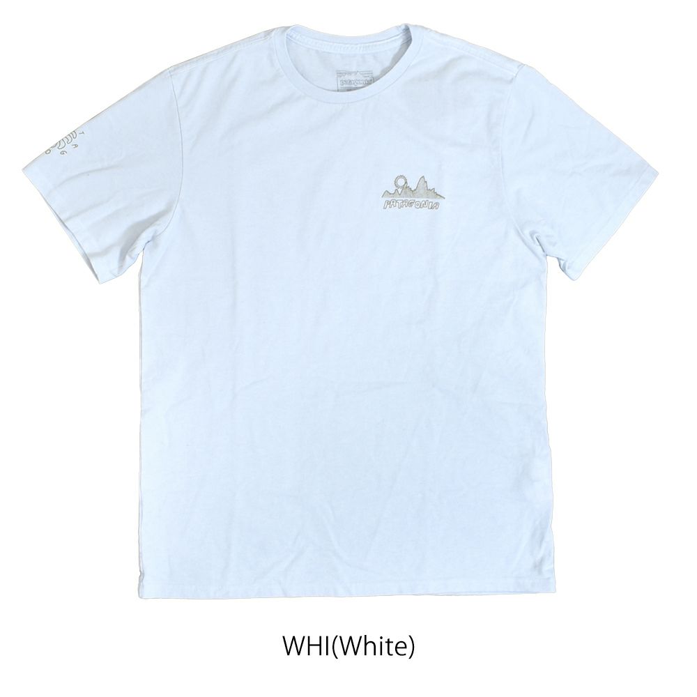 パタゴニア (PATAGONIA) メンズ ウインド ランナー レスポンシビリティー Men's Wind Runner Responsibili-Tee 半袖プリントTシャツ 37799 WHI(White)