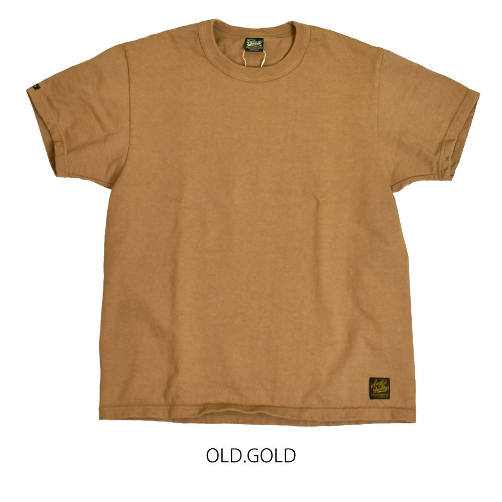 デラックスウエア (DELUXEWARE) DX.3 半袖無地Tシャツ DXTS-00 OLD.GOLD