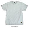 デラックスウエア (DELUXEWARE) DX.3 半袖無地Tシャツ DXTS-00 GREEN.WASH