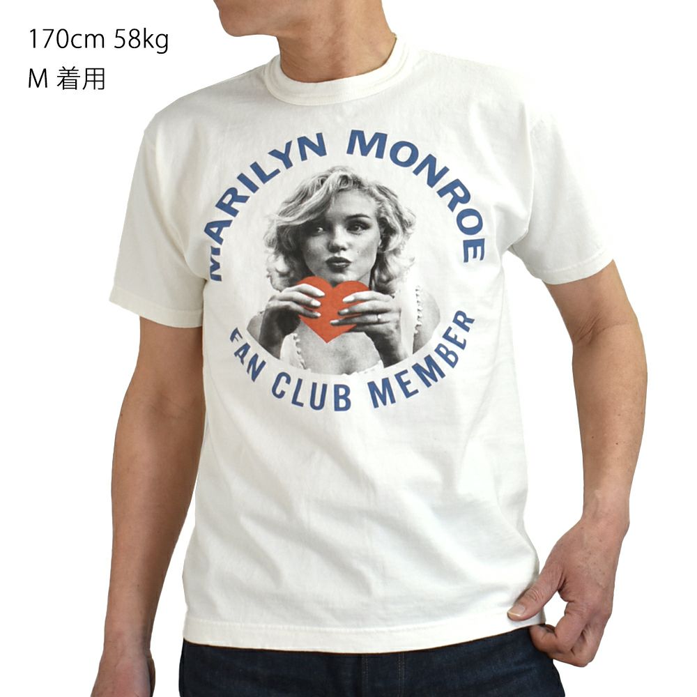 トイズマッコイ (TOYS McCOY) MARILYN MONROE TEE -FAN CLUB MEMBER- 半袖プリントTシャツ マリリン・モンロー TMC2513