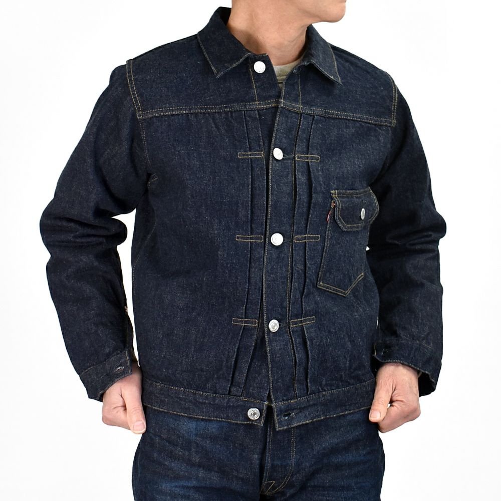 デラックスウエア (DELUXEWARE) VINTAGE FIRST JACKET ノンウォッシュ ヴィンテージファーストデニムジャケット ジージャン ファーストモデル 1949XJ